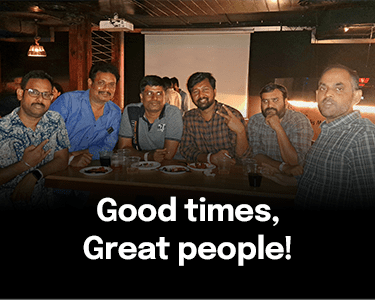 Vertex employees bonding at Sound & Spirit Pub team event creating lasting connections