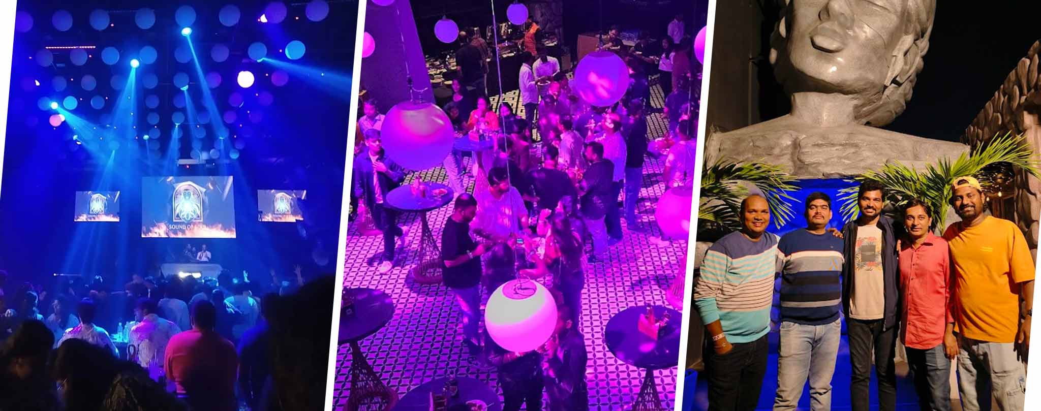Vertex Fun Night 2025 at Sound of Soul featuring DJ stage with dance floor energy