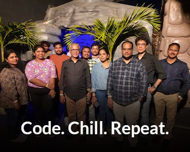 Vertex team enjoying Code Chill Repeat Fun Night 2025 celebration at Sound of Soul